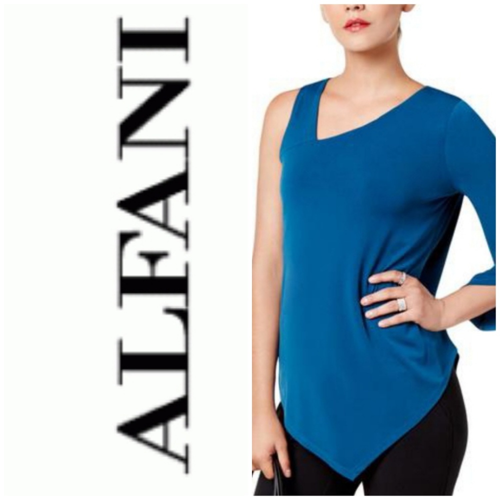 NWT Alfani One-Shoulder Top Size L
